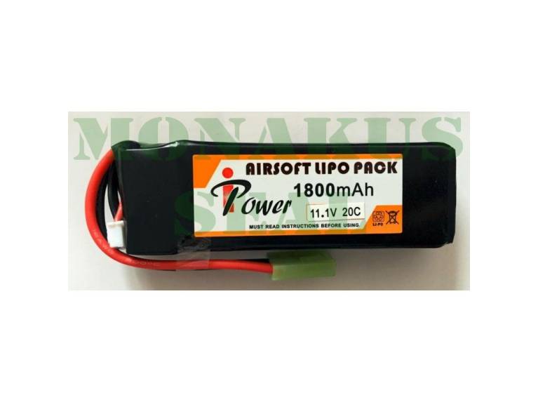 Battery Li-po 11.1V 1800mAh 20C MIni IPower
