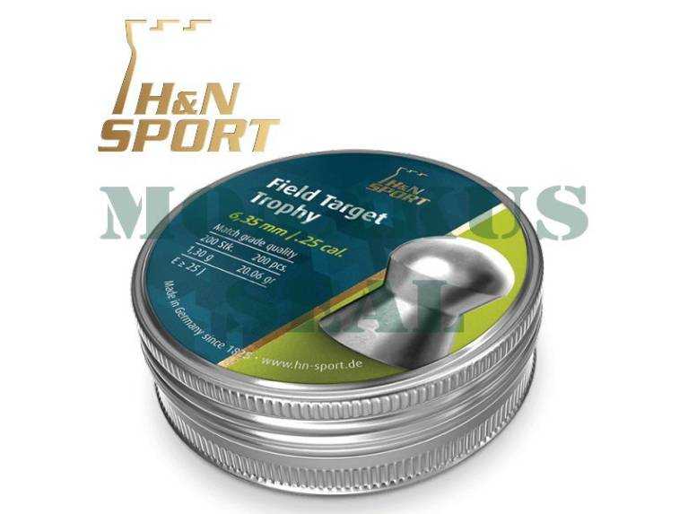 Balines H & N Field Target Trophy - 1.3g tin 200 pcs. 6.35mm