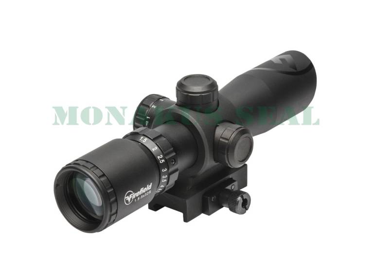 Barrage 1.5-5x32 Riflescope with Red Laser