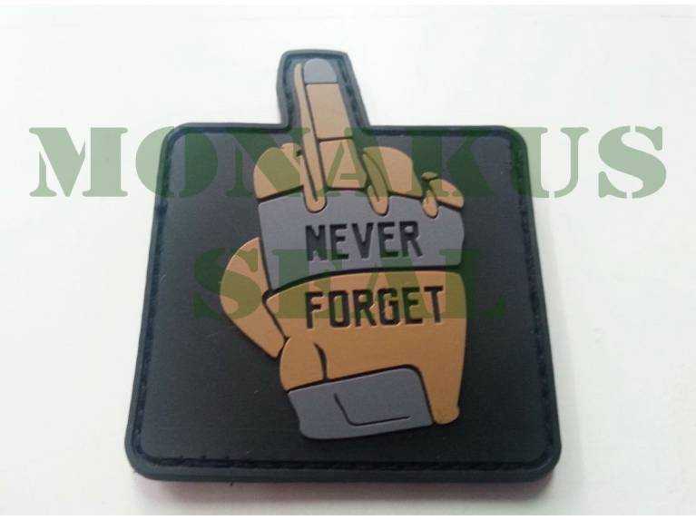 Never Forget rubber patch