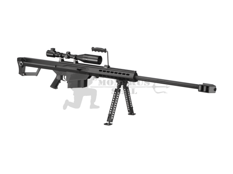 Barrett M82A1 Bolt Action Sniper Rifle Set Snow Wolf