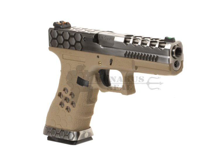 Pistola VX0110 Hex-Cut Metal Version GBB AW Custom