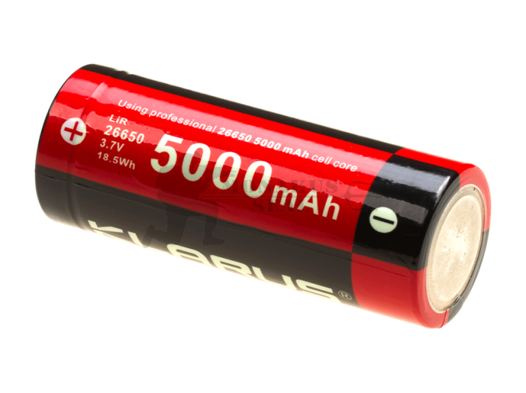 26650 Battery 3.7V 5000mAh Klarus